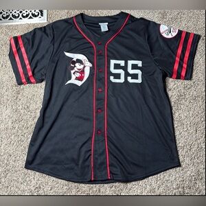 ⚫️🔴Mickey Mouse Baseball Jersey for Adults – Disneyland size xl